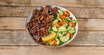 Beef Steak (Brusketi) Salad